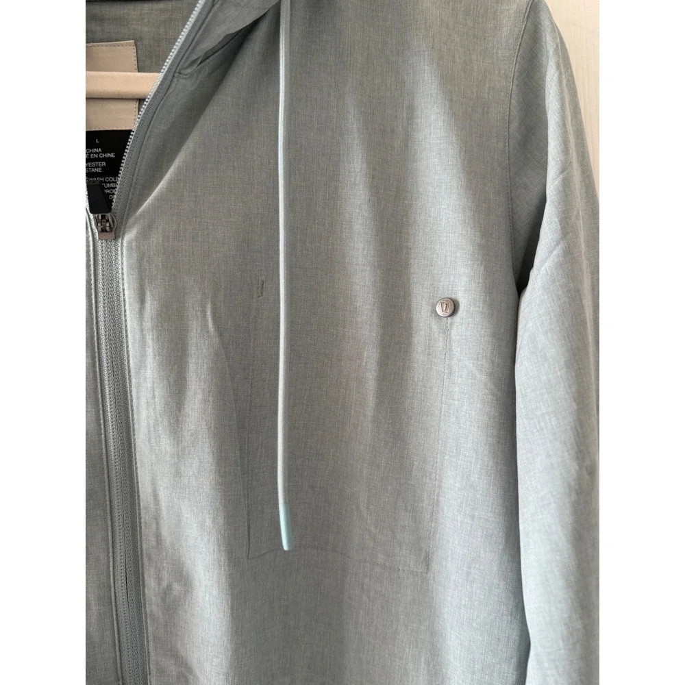 Vuori Gray Performance Jacket Trainer Shell - Picture 3 of 9